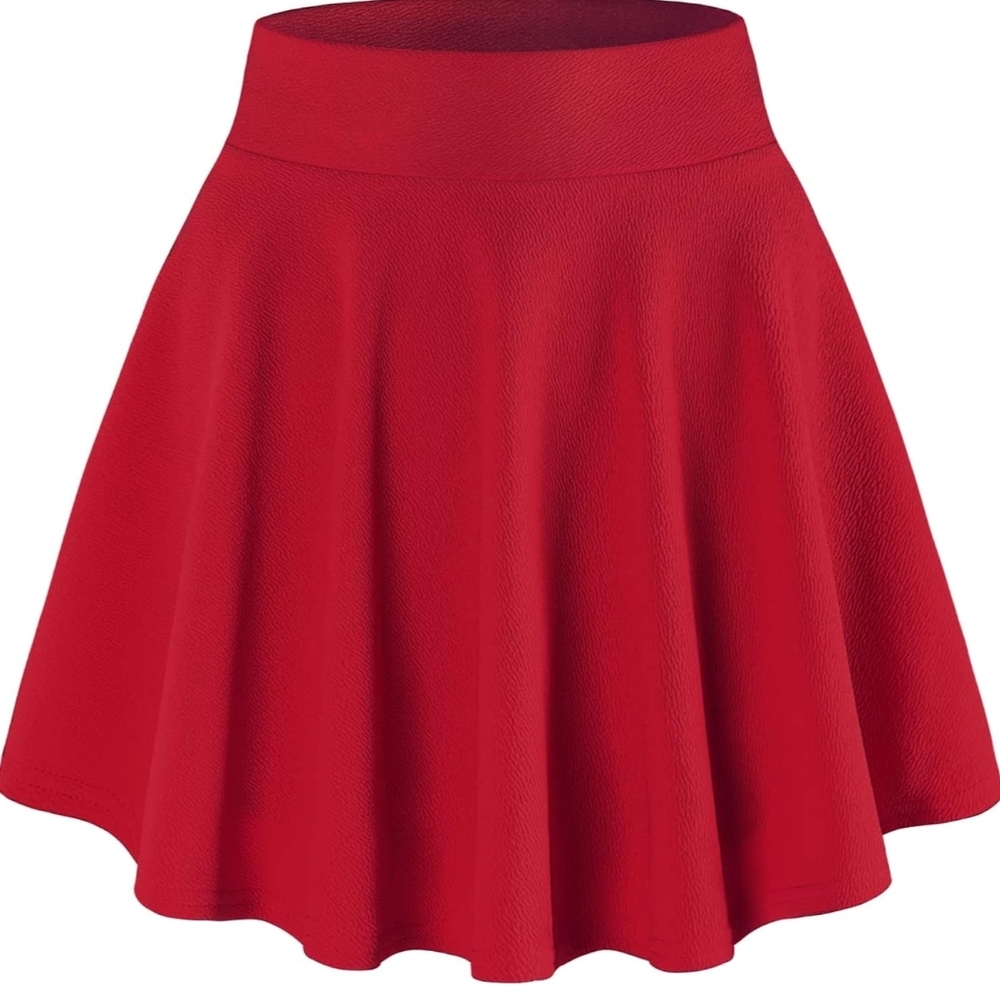 Elegant Red Skirt